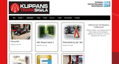 Desktop Screenshot of klippanstrafikskola.se